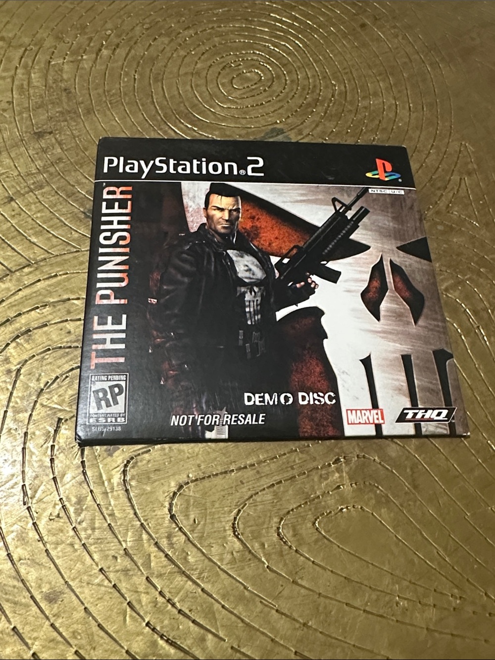 PlayStation 2 The Punisher Demo Disc - Black & White Artwork